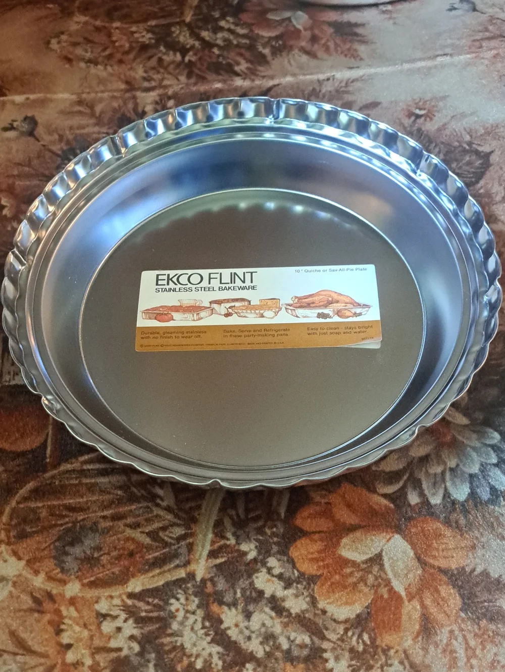 NWT Vintage EKCO Flint Stainless Steel 10